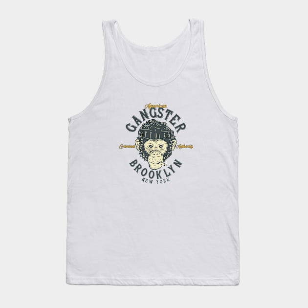 New york gangster Tank Top by Design by Nara